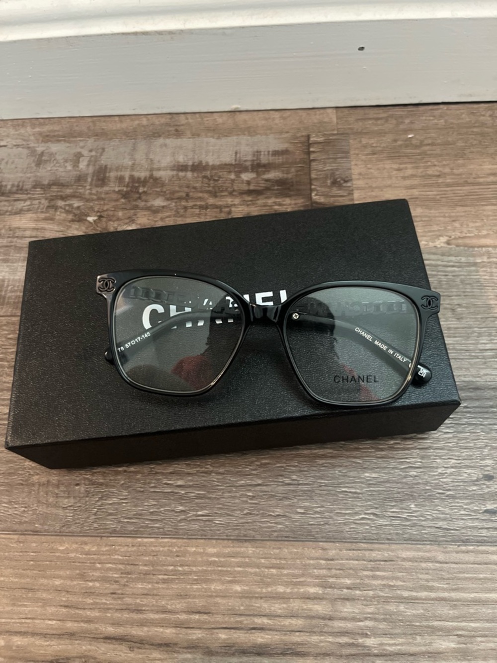 CC Black Cat-Eye Optical Glasses